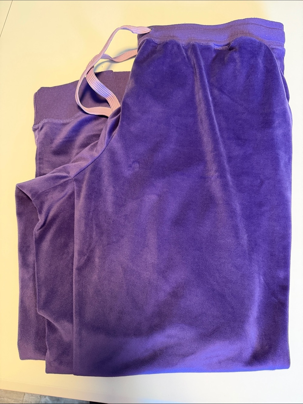 LuLaRoe Deep Purple Velour Jogger Pants